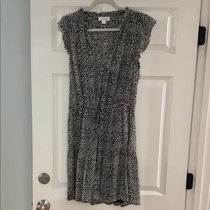 Velvet by Graham & Spencer Animal Print Chiffon Dress